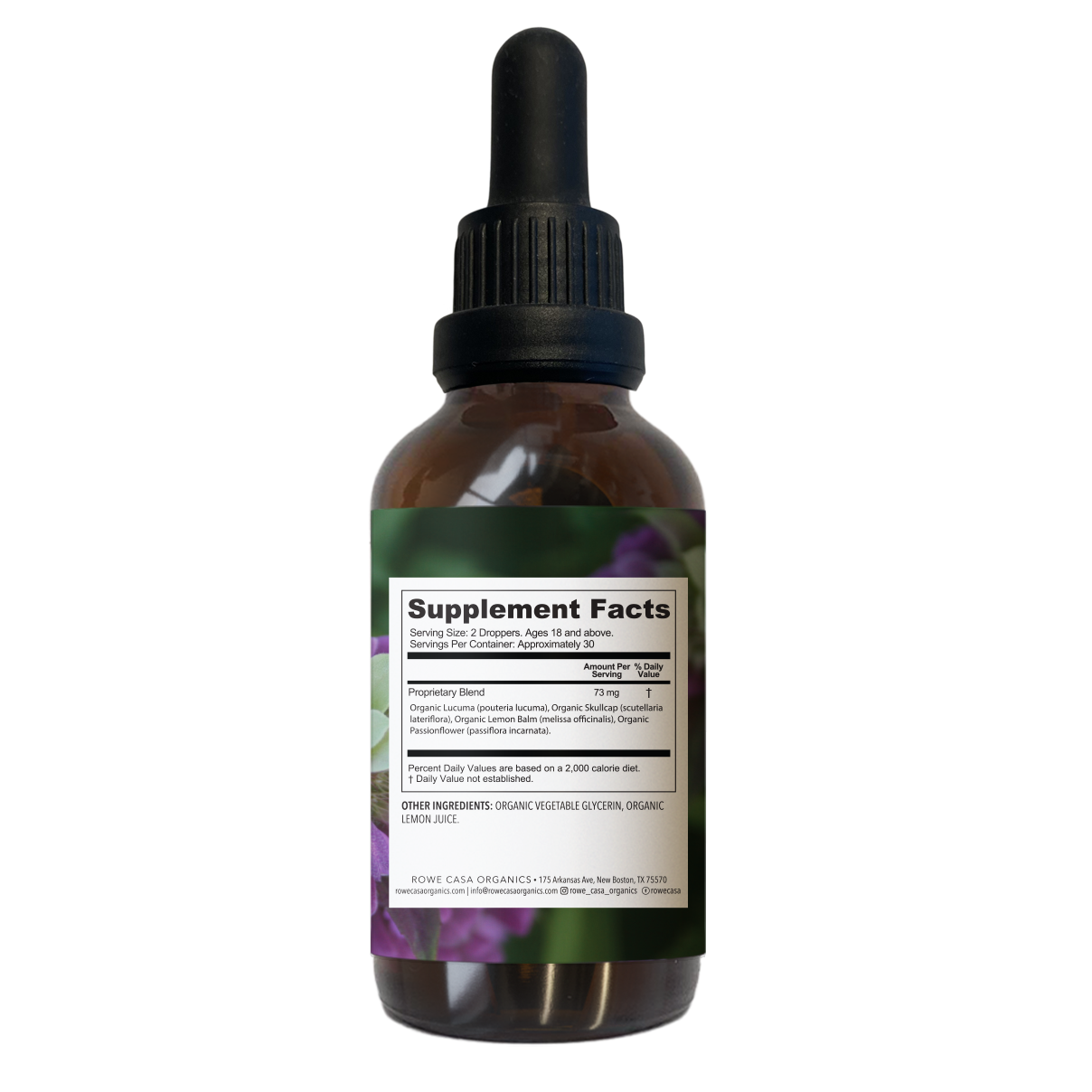 Anxiety Support Tincture 2oz image 1