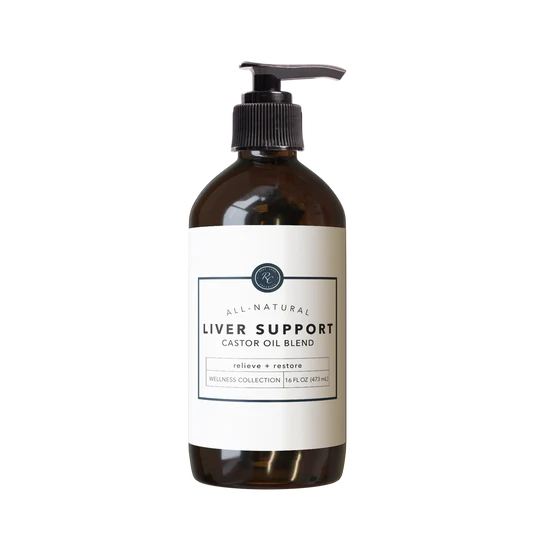 Liver Support Castor Oil Blend 16oz image 0